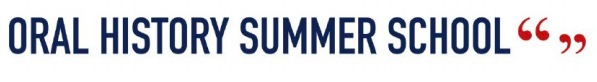 Oral History Summer School logo